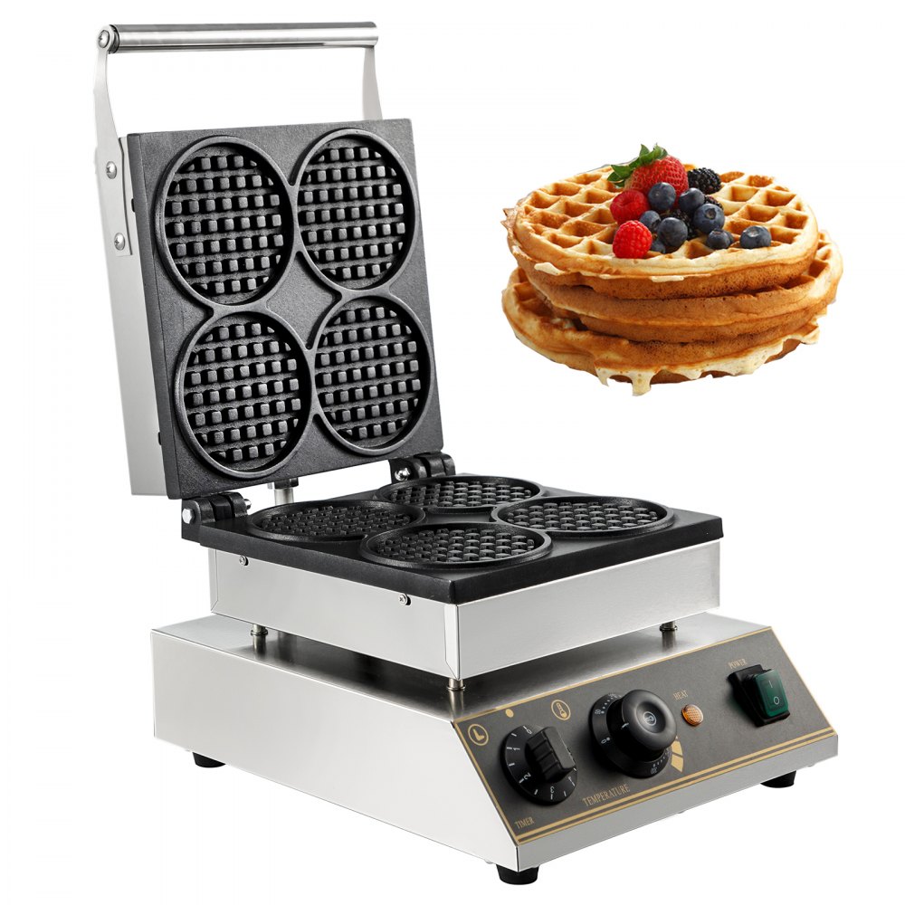 1PC Wall Plug 350-watt 4-inch Mini Waffle Maker Machine for