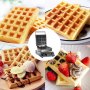 1750W Commercial Waffle Maker Electric Nonstick Pancake Machine 6PCs Breakfast