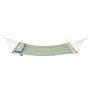 VEVOR Double Quilted Fabric Hammock, 12 FT Double Hammock with Hardwood Spreader Bars, 2 Person Quilted Hammock with Detachable Pillow and Chains for Camping Outdoor Patio Yard Beach, 480 lbs Capacity