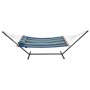 VEVOR Two Person Hammock with Stand Included Heavy Duty 480lb Capacity, Double Hammock with 12 FT Steel Stand and Portable Carrying Bag and Pillow, Freestanding Hammock for Outdoor Patio Yard Beach