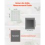 Return Air Filter Grille Fits W20 x H25 In Duct Opening Air Grille with Filter