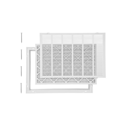 Return Air Filter Grille Fits W30 x H20 In Duct Opening Air Grille with Filter