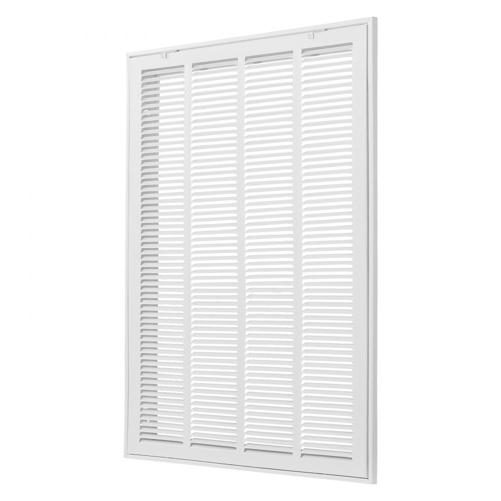 VEVOR Return Air Filter Grille, Fits W20 x H30 Inch Duct Opening, Filter Not Included, Return Air Vent Cover for Wall, Powder-Coated Steel Return Air Grill Detachable Face/Door for 1 inch Filters