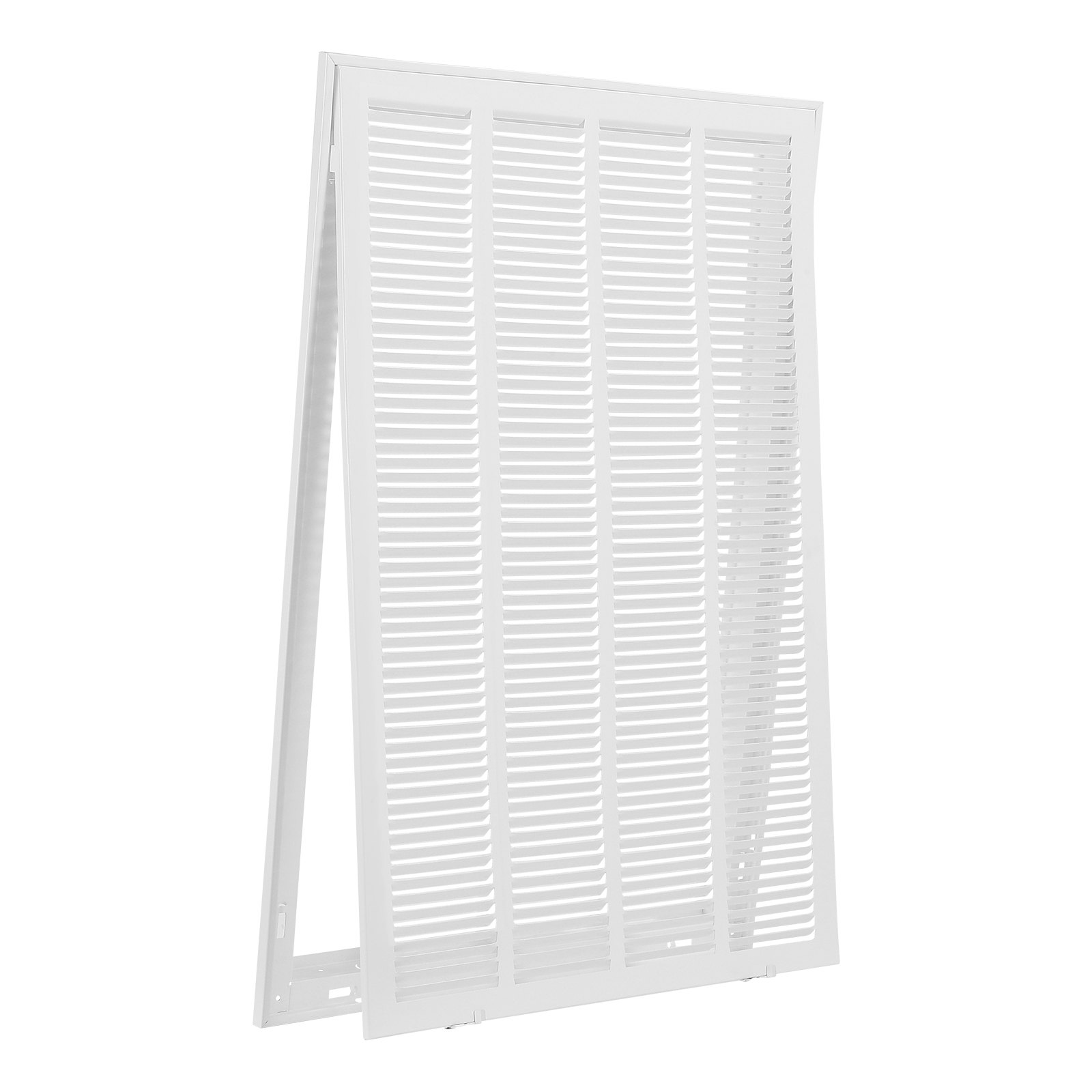 VEVOR Return Air Filter Grille, Fits W20 x H30 Inch Duct Opening, Filter Not Included, Return Air Vent Cover for Wall, Powder-Coated Steel Return Air Grill Detachable Face/Door for 1 inch Filters