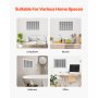 Return Air Filter Grille Fits W30 x H20 In Duct Opening Vent Cover Filter Grill