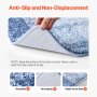 Bathroom Rug 30"x20" Absorbent Soft Bath Mat Machine Washable Quick Dry Non-Slip