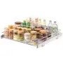VEVOR 50.8 cm W x 53.3 cm D Pull Out Cabinet Organizer, Heavy Duty Slide Out Pantry Shelves, Chrome-Plated Steel Roll Out Drawers, Sliding Drawer Storage for Home, Inside Kitchen Cabinet, Bathroom, Under Sink