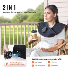 Red Light Therapy for Shoulder Neck 660&850nm Wearable Light Therapy Pad