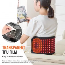 Ceinture de thérapie par lumière rouge VEVOR pour la taille Coussin de thérapie par lumière rouge 660 et 850 nm 112 LED