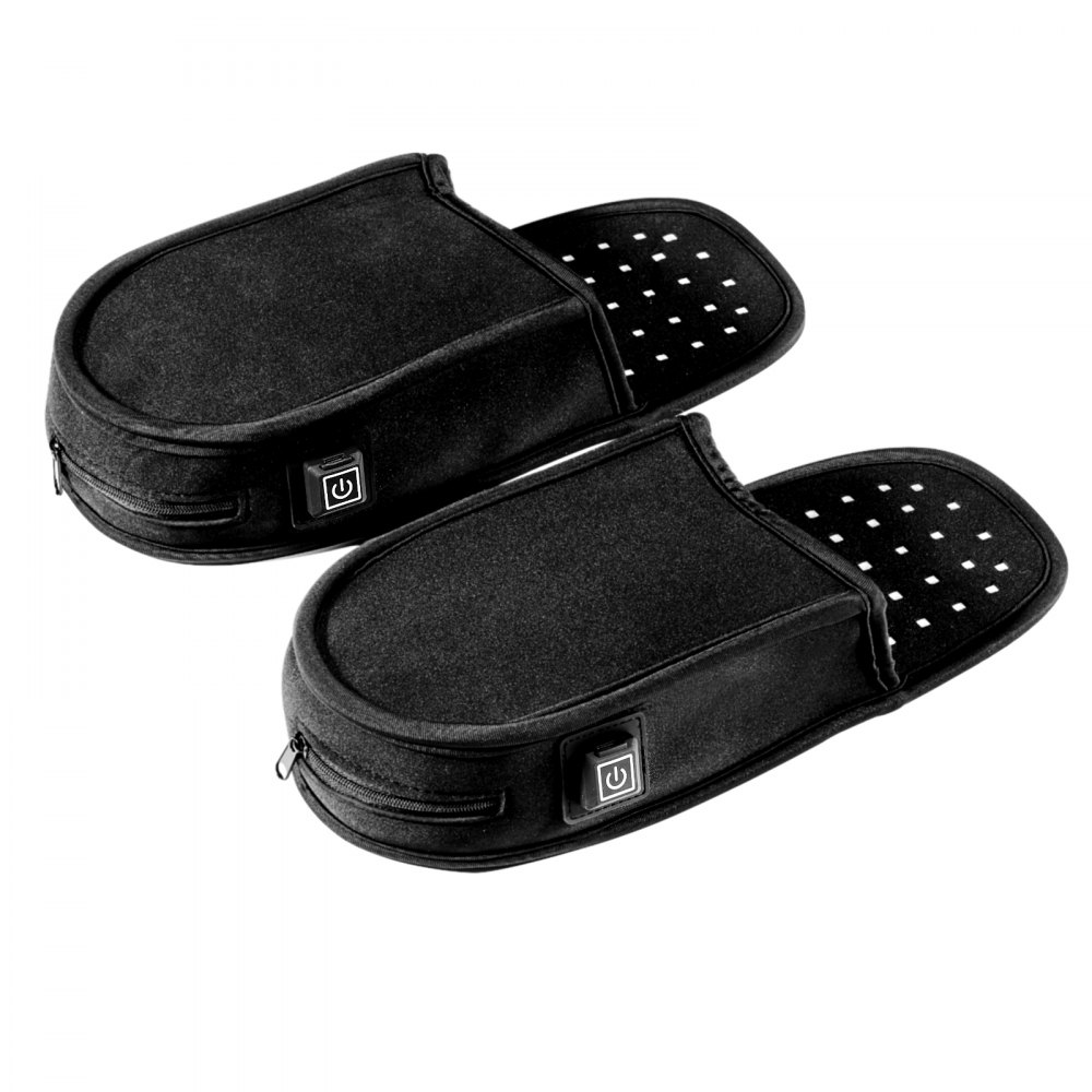 VEVOR Red Light Therapy for Foot, 660 & 850nm Red Light Therapy Slippers with 240 LEDs & 10 Hz/40 Hz Pulse Mode, Double-Sided LED Light Therapy Shoes for Feet Toe Instep Sole Pain Relief, Muscle Relax
