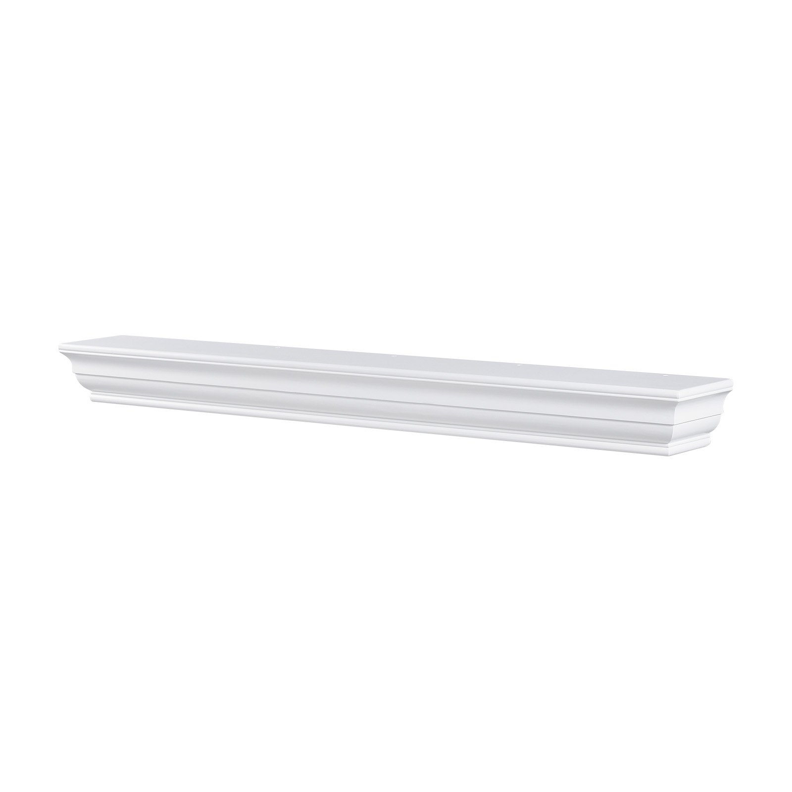 VEVOR Fireplace Mantel Wood Shelf Floating Living Room Mantel Shelf 60" White