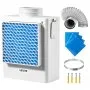 VEVOR 3-in-1 Indoor Dryer Vent Kit,Premium ABS Material Fits 99 mm Exhaust Port, Smart Overheating Reminder Exhaust Hood & Easy Detach Mesh Cap & Multi-layer Purification with 4 Replacement Pads