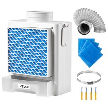 3 in 1 Indoor Dryer Vent Kit with Water Drawer Fits 4 Inch Exhaust Port