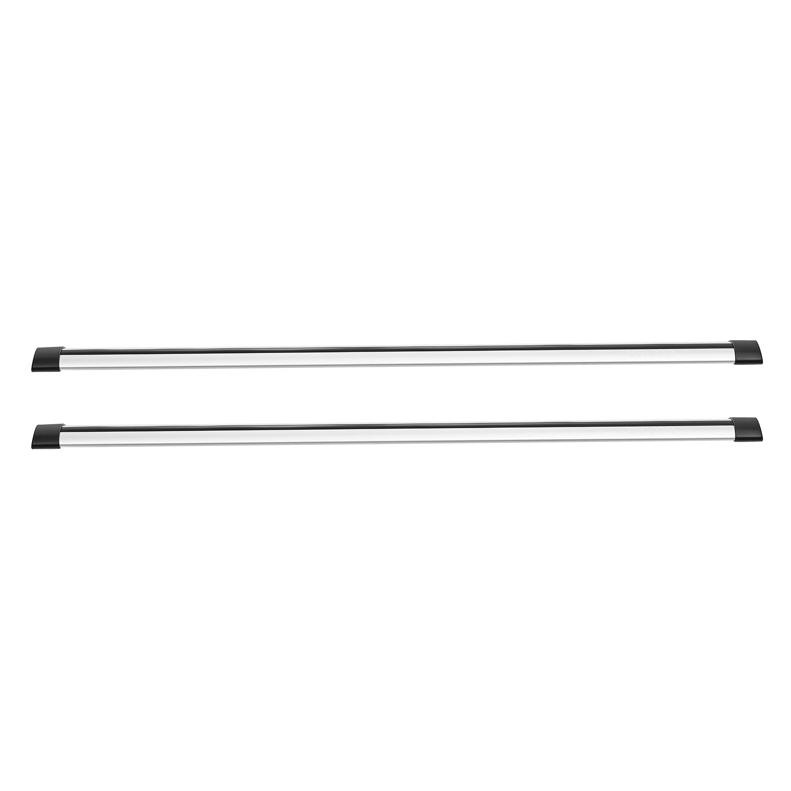 VEVOR Roof Rack Cross Bars, 100 kg Load Capacity, 1200 mm Length, Heavy Duty Aluminum Alloy Crossbar Racks Rail Rooftop Luggage Canoe Cargo Basket Carrier (Crossbar Only, Mounting Feet Not Included)