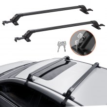 VEVOR Universal Roof Rack Crossbar for Naked Roof Vehicle Aluminum with Lock