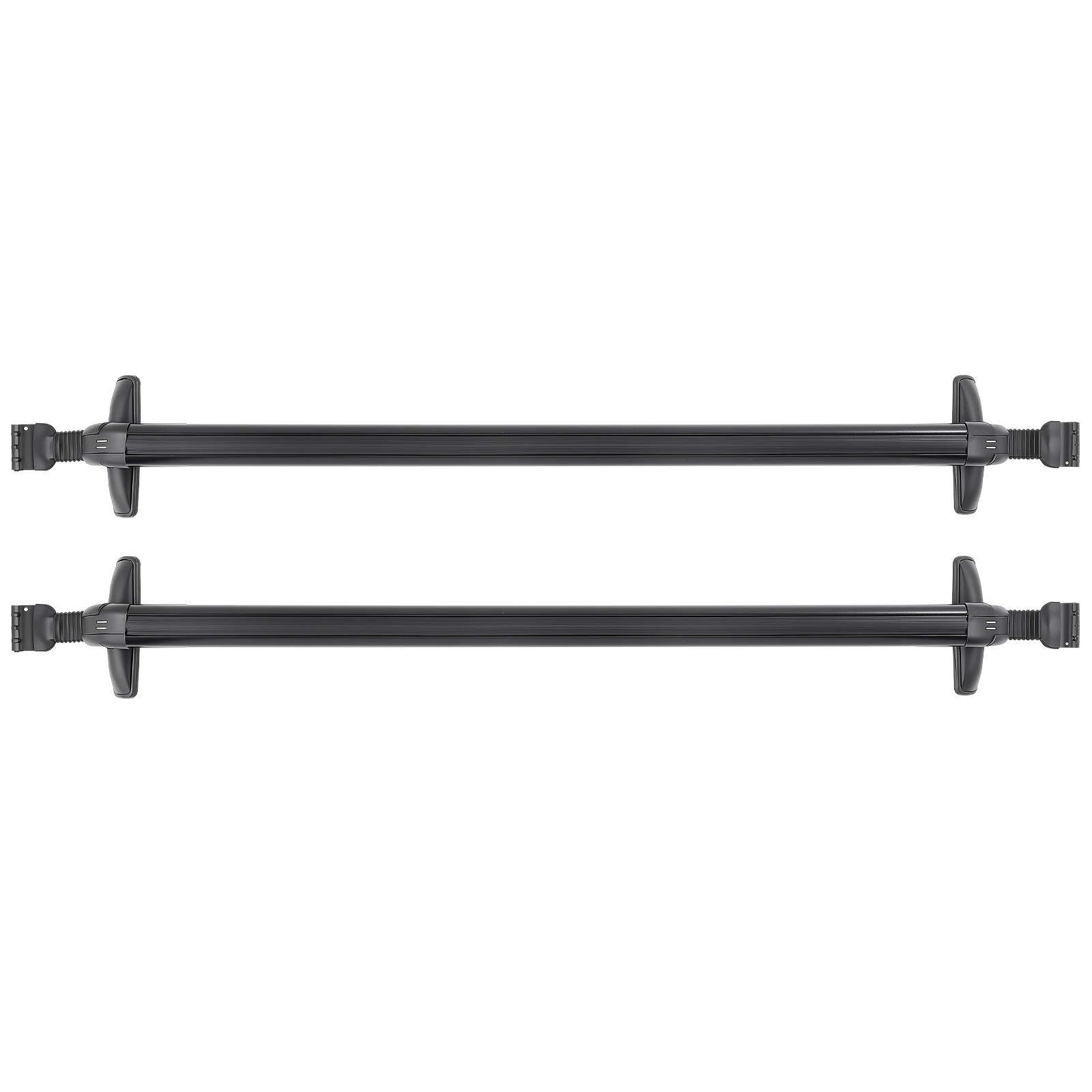 VEVOR Roof Rack Cross Bars, Universal Fit for Naked Roofs Without Raised Rails/Flush Rail/Black Moldings, 165 LBS Capacity, Lockable Heavy Duty Aluminum Crossbar Racks Roof Rail Rooftop Luggage Canoe