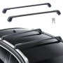 VEVOR Universal Roof Rack Crossbar Max 47.6" Fits Grooved Side Rails without Gap