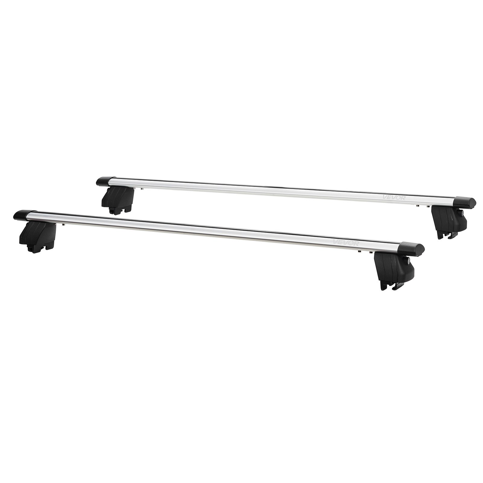 VEVOR Roof Rack Cross Bars, 75 kg Capacity, Universal Fit for Flush Roof Rails, 180-1035 mm Rail Spacing, Lockable Heavy Duty Aluminum Crossbar Racks Rail Rooftop Luggage Canoe Cargo Basket Carrier