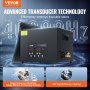 VEVOR 15L Ultra Sonic Cleaner, 360W Digital Ultrasonic Cleaning Machine with Gentle Mode & Upgraded Degassing, 40kHz Industrial Ultrasound Cleaner with Heater & Timer for Retainer, Jewelry, Tools