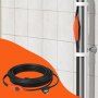 VEVOR Pipe Heating Cable, 60FT 7W/FT Heat Tape for Pipes with Built-in Thermostat, Water Pipe Heat Cable Protects PVC Hose, Metal and Plastic Pipe from Freezing