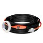 VEVOR Pipe Heating Cable, 60FT 7W/FT Heat Tape for Pipes with Built-in Thermostat, Water Pipe Heat Cable Protects PVC Hose, Metal and Plastic Pipe from Freezing