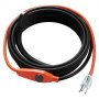 VEVOR Pipe Heating Cable, 24FT 7W/FT Heat Tape for Pipes with Built-in Thermostat, Water Pipe Heat Cable Protects PVC Hose, Metal and Plastic Pipe from Freezing
