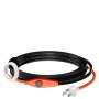 VEVOR Pipe Heating Cable 12FT 7W/FT Heat Tape for Pipes with Built-in Thermostat