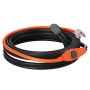 VEVOR Pipe Heating Cable, 12FT 7W/FT Heat Tape for Pipes with Built-in Thermostat, Water Pipe Heat Cable Protects PVC Hose, Metal and Plastic Pipe from Freezing