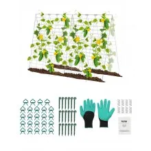 VEVOR A-Frame Cucumber Trellis 35" x 55" Foldable Metal Garden Trellis