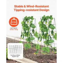 A-Frame Cucumber Trellis 39"  x 32" Foldable Metal Garden Trellis