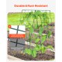 A-Frame Cucumber Trellis 46" x 32" Foldable Metal Garden Trellis