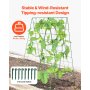 A-Frame Cucumber Trellis 46" x 32" Foldable Metal Garden Trellis