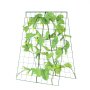 VEVOR Cucumber Trellis for Climbing Plants, 46" x 32" Foldable Cucumber Trellis Set with Plant Clips, Metal Garden Trellis for Raised Bed, Outdoor Plant Grow Support for Tomato, Squash, Vegetable