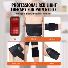 VEVOR Red Light Therapy Mat for Body 120PCS LED Light Therapy Pad 2 Wavelengths