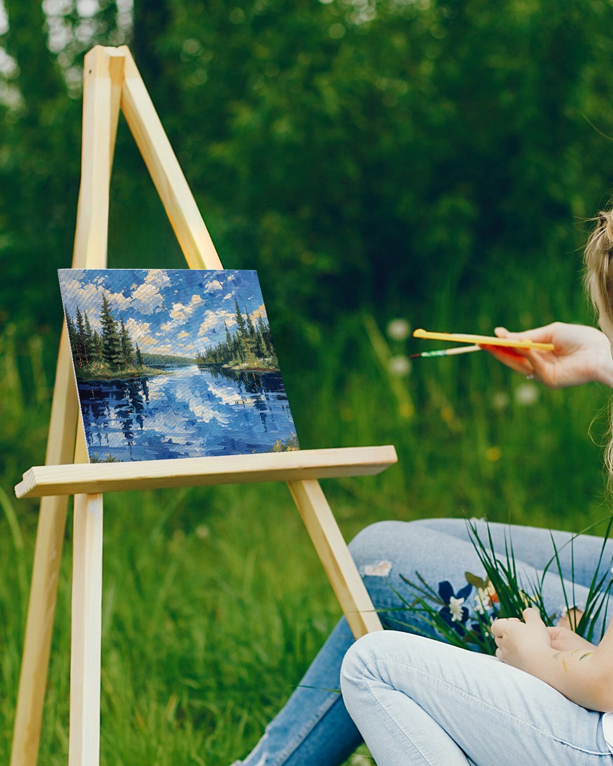 VEVOR plátna pro malování 48 balení 11 x 14 palců prázdná plátna pro malování