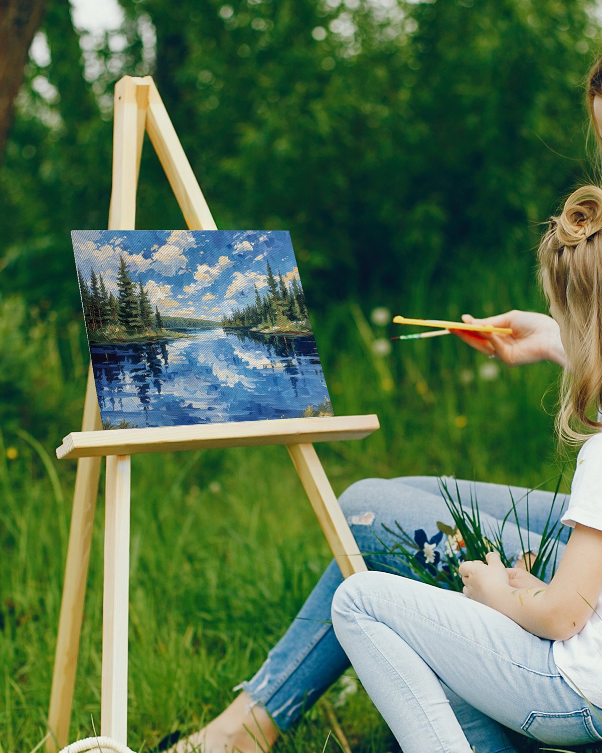 VEVOR Canvas Boards for Painting, 12 x 16 Inch White Canvases for Painting, 24 Pack Painting Canvas Panels for Sketching, Acrylic and Oil Painting, Watercolor, Paint Canvas for Kids and Professionals