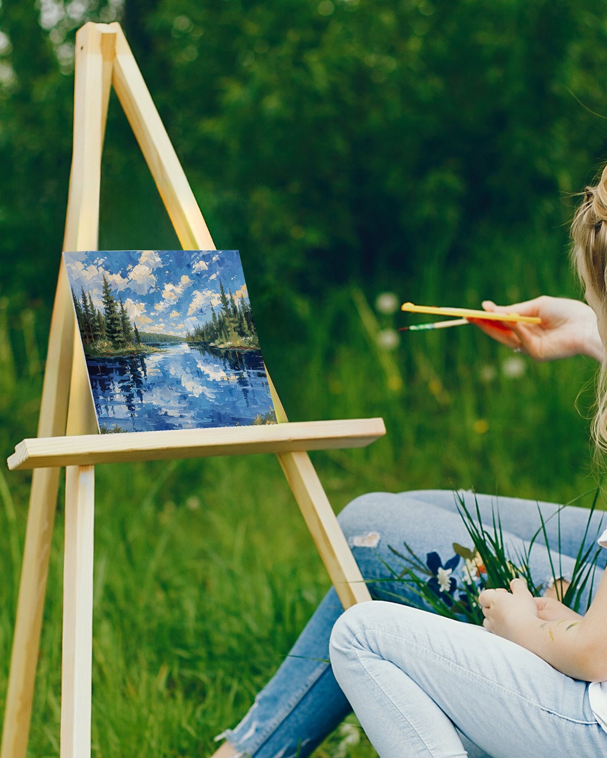 VEVOR plátna pro malování 40 balení 8 x 10 palců prázdná plátna pro malování