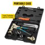 VEVOR PEX-1625 Range 16-25mm PEX Clamping Tool for EHAU System Pipe Clamping Tool Fitting Tool Expander Pulling Clamping Plumbing Tool Kits for 16, 20, 25 mm (Tool Sets)