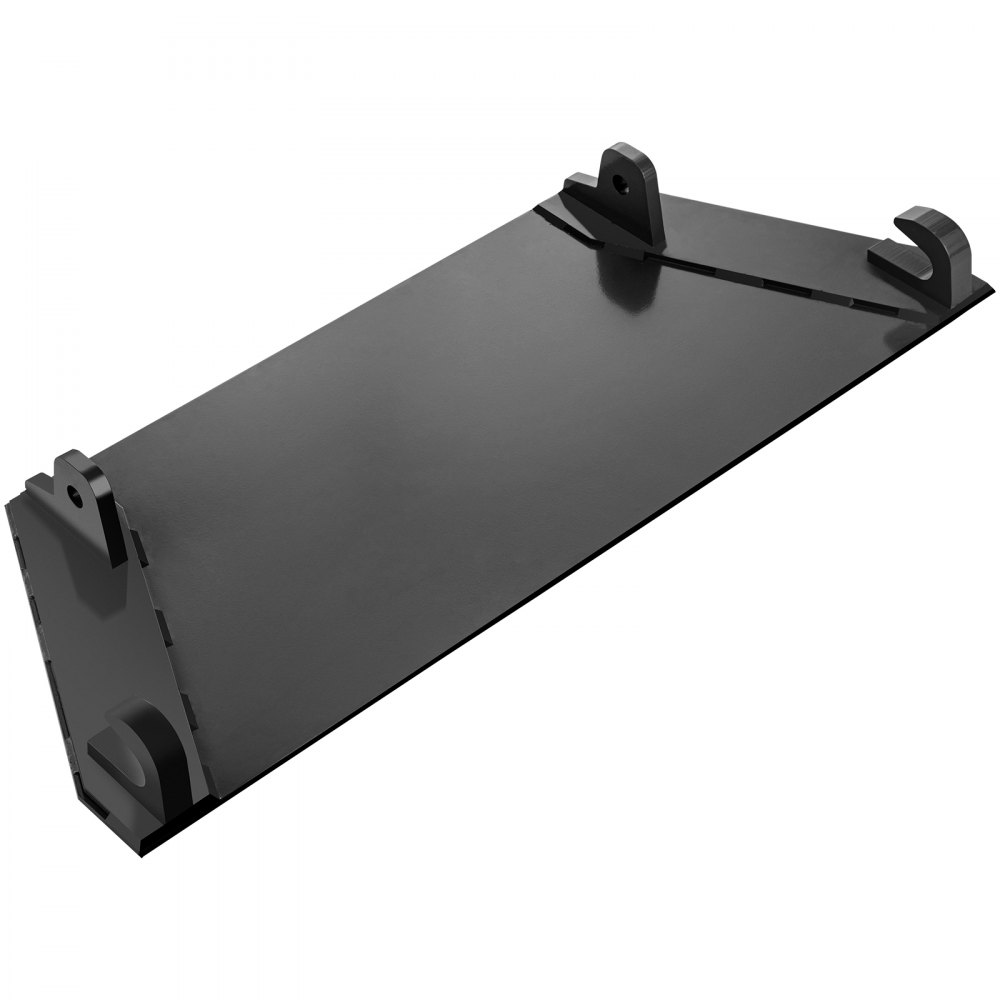 VEVOR Attachments Mount Plate 0.67" Thick Base Plate Skid Steer Plate Attachment 19" High Compatible with John Deere Front Tractor Accessories Universal Quick Tach Tractors Front Loader