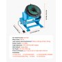 VEVOR Rotary Welding Positioner, 500 kg Load Capacity, -45° to 90° Tilt Angle Welding Positioner Turntable Table, 0.2-2 RPM Speed Control, Electric and Foot Pedal, for Cutting, Grinding, Assembly