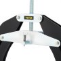 Abrazadera de tubo VEVOR de 5 a 12 pulgadas, abrazadera ultra resistente con tornillos de acción rápida, herramienta de alineación de tuberías de acero con diseño liviano, color negro
