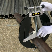 VEVOR Ultra Clamp, 5 à 12 pouces de diamètre, collier de serrage haute résistance avec vis à action rapide, outil d'alignement de tuyaux en acier avec conception légère, noir