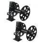 VEVOR 2PCS Heavy Duty Welding Cable Reels, Welding Cable Lead Reels for 150FT 1/0 & 125FT 2/0 Cable, Powder-Coated Steel Reel with Locking Pin for Service Trucks, Fleet Maintenance, Jobsites
