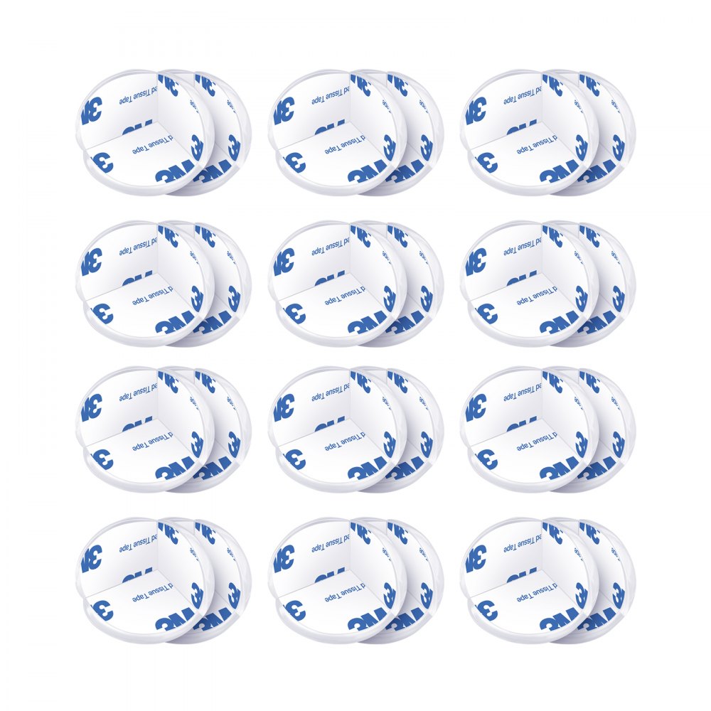 Protectores de esquinas VEVOR para bebés, paquete de 24, transparentes y resistentes, para mesas de bebé, 3,4 cm de profundidad, 0,7 cm de grosor, adhesivo fuerte, amortiguan los bordes afilados de los muebles.