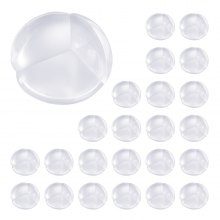 VEVOR Corner Protectors Baby Proofing, 24 Pack, Clear & Transparent Table Corner Guards Covers for Baby Safety, 1.34-inch Depth, 0.28-inch Thickness, Strong Adhesive, Cushion for Furniture Sharp Edges