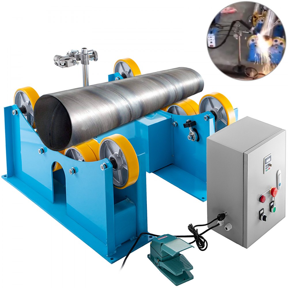 Welding Turning Roll Weld Positioner 3T Welding Support Welder Rotator 50x200mm