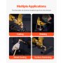 Oxygen Acetylene Torch Kit 14PCS Gas Welding Cutting Set & Portable Case Hose