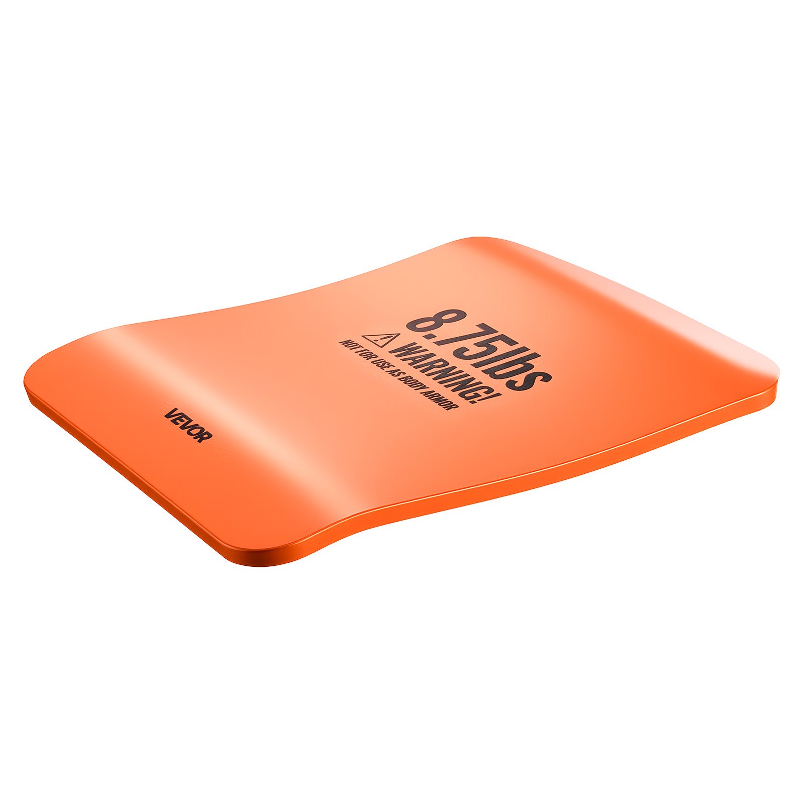 VEVOR Curved Weight Vest Plates, 4 kg Pairs, Premium Steel Tactical Weighted Plates for Vest, Ergonomic Design, for Strength Endurance Training, Running, Jogging, Fitness, Heavy Workouts