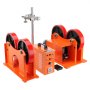 Rolă de strunjire VEVOR 110V, rolă de legătură, încărcare 1000KG/2205LBS, diametru 25-1400mm, poziționer rotativ de sudură 80-1600 mm/min și suport pentru torță de sudură pentru suportul echipamentelor de sudură