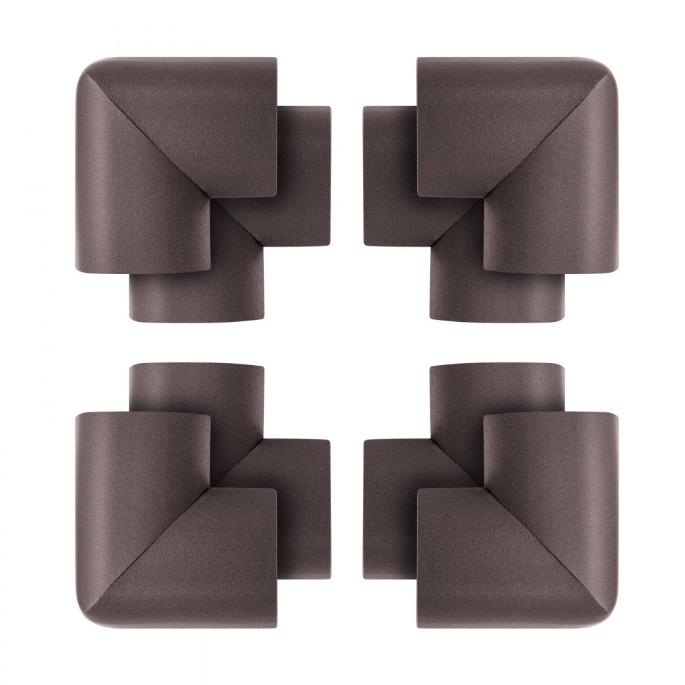 Protector de esquinas VEVOR para bebés, 5,5 m de cojín, 8 almohadillas para esquinas, espuma NBR suave, adhesivo 3M, protectores de mesa a prueba de niños, fácil instalación, para muebles y chimeneas.